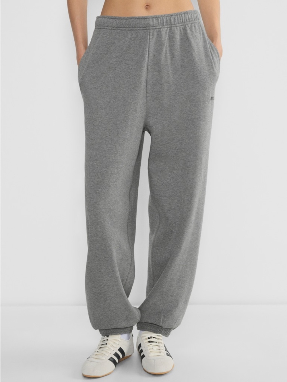 TNA Gray Women's Fleece Joggers